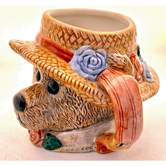 MUG-THE BOYDS COLLECTION-MS. BRUIN-"Afternoon Tea"-Plant Holder-Numbered Edition - Picture 3 of 13